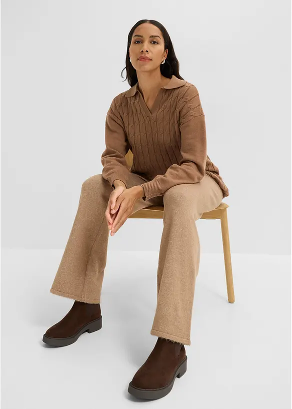 Pantaloni in maglia, bonprix