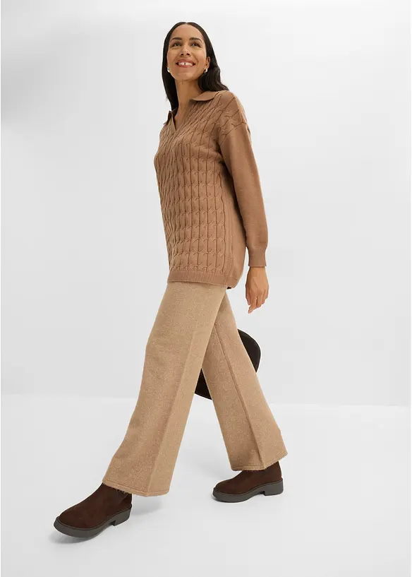 Pantaloni in maglia, bonprix