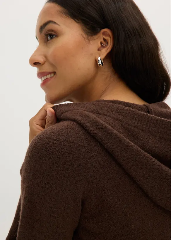 Maglione con cappuccio, bonprix