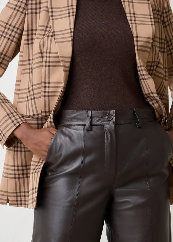 Pantaloni in nappa d'agnello, bonprix