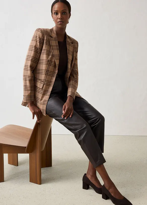 Pantaloni in nappa d'agnello, bonprix