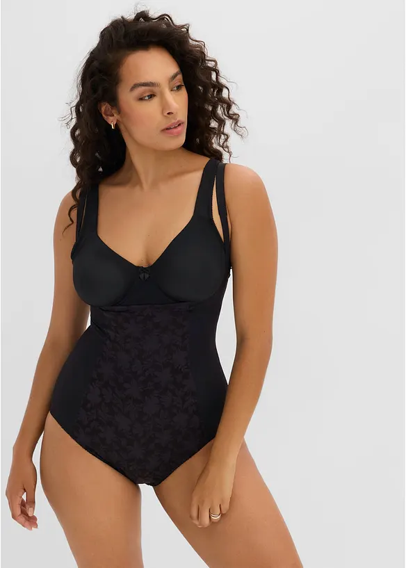 Body con pizzo ed effetto modellante forte, bonprix