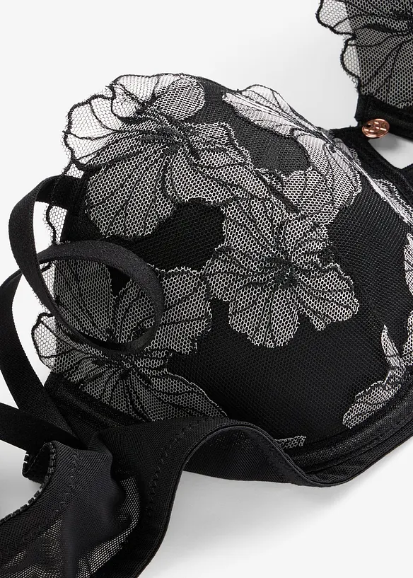 Reggiseno a balconcino con raffinato ricamo, bonprix
