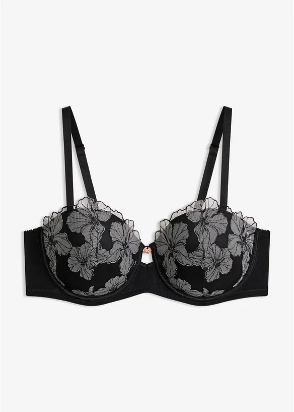 Reggiseno a balconcino con raffinato ricamo, bonprix
