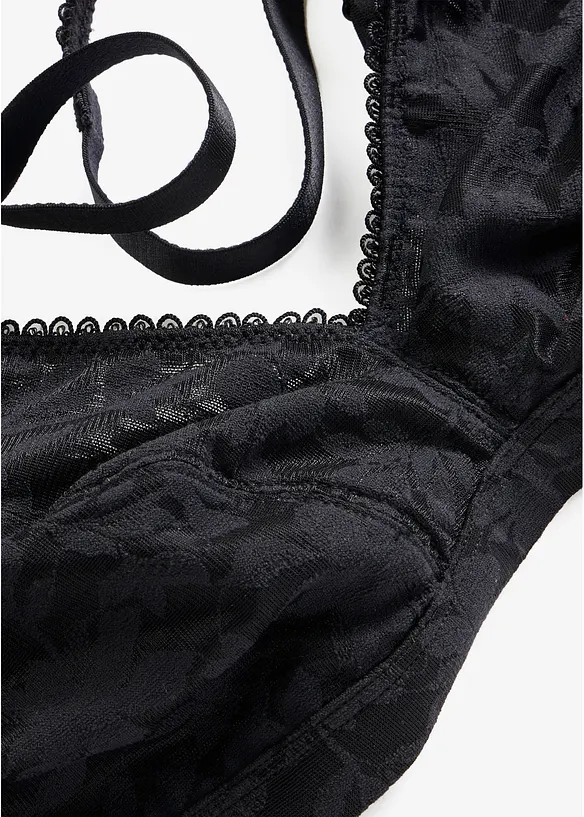 Bralette senza ferretto con materiale morbido, bonprix