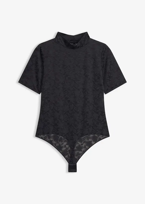 Body con perizoma in tessuto morbido, bonprix