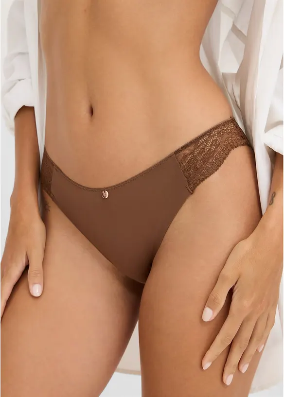 Mini slip con pizzo delicato (pacco da 2), bonprix