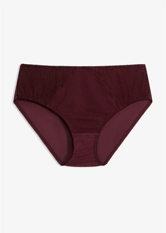 Slip alto con pizzo grafico, bonprix