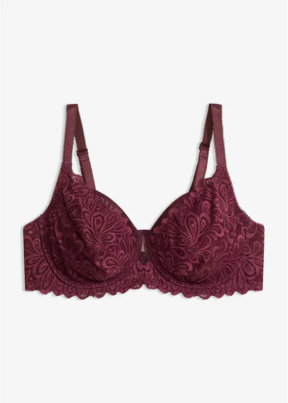 Reggiseno con ferretto e pizzo delicato, bonprix