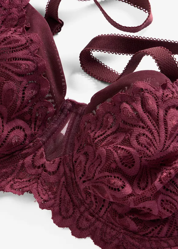 Reggiseno con ferretto e pizzo delicato, bonprix