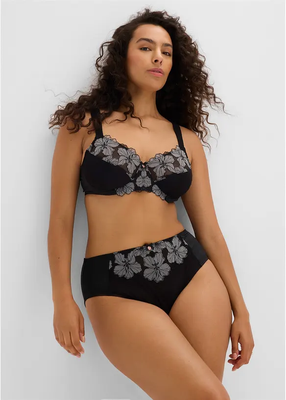 Slip alto con ricami pregiati, bonprix
