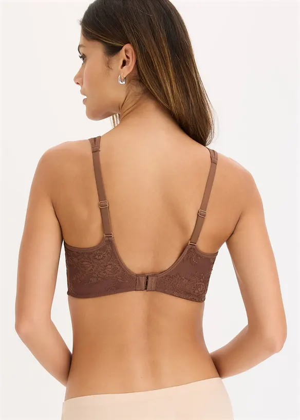Bralette Feel Comfort in pizzo con imbottitura rimovibile, bonprix
