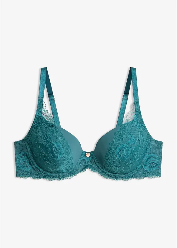 Reggiseno con coppe preformate e pizzo raffinato, bonprix