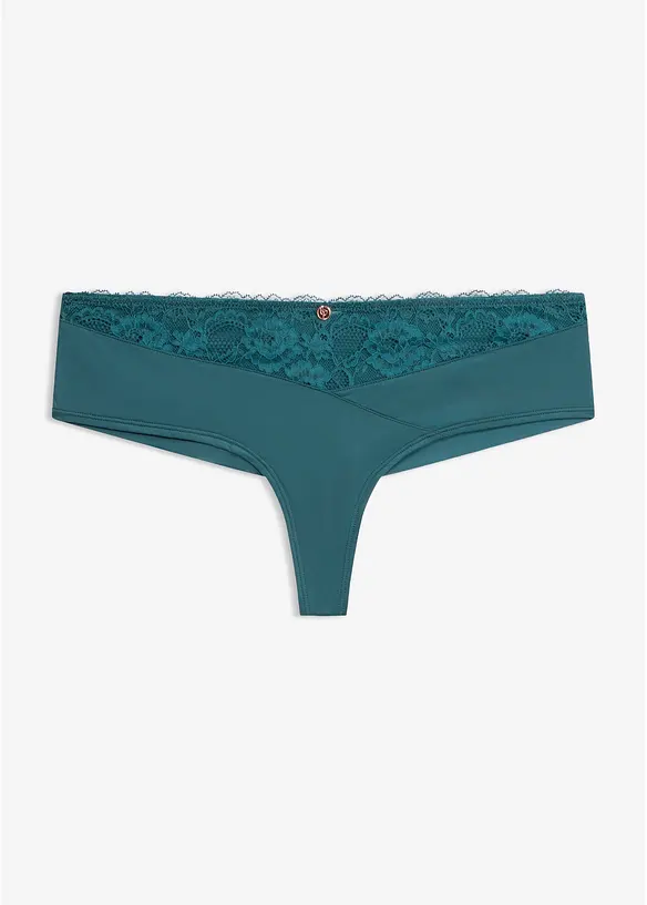 Culotte brasiliana con pizzo raffinato,  senza cuciture dietro, bonprix