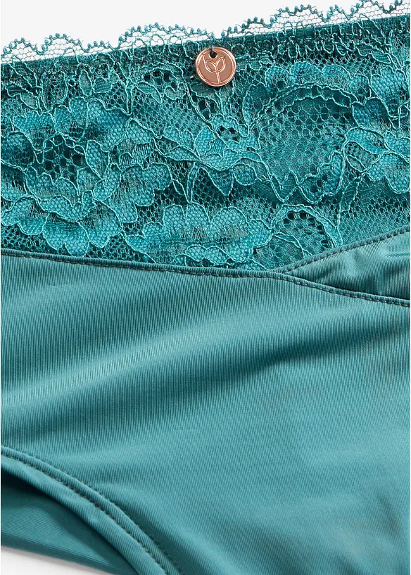 Culotte brasiliana con pizzo raffinato,  senza cuciture dietro, bonprix