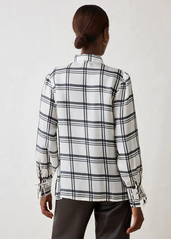 Camicetta in misto seta fluido, bonprix