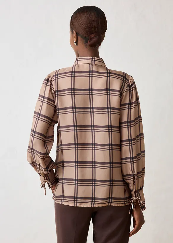 Camicetta in misto seta fluido, bonprix