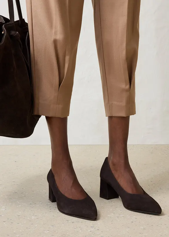 Pantaloni con percentuale di morbida lana, bonprix
