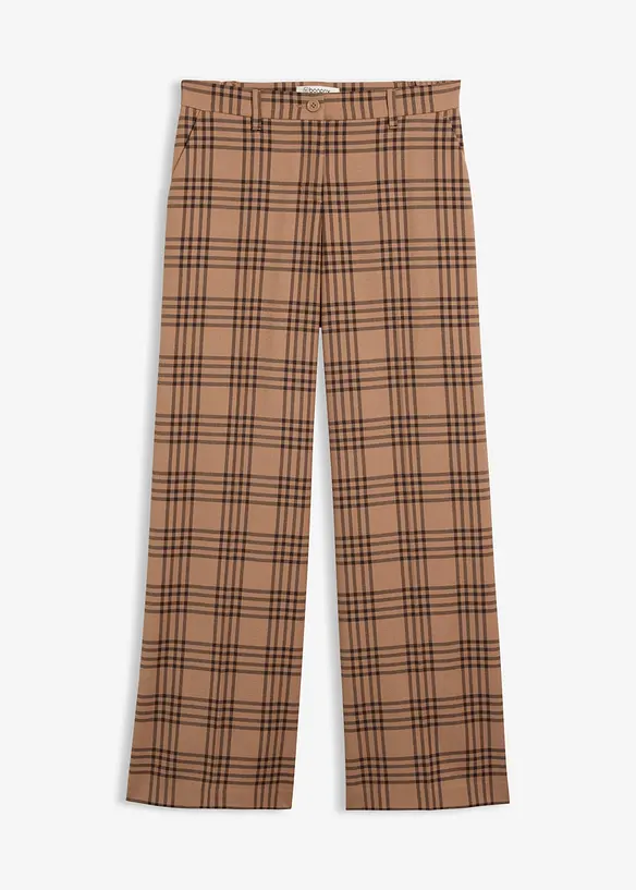 Pantaloni larghi con percentuale di morbida lana, bonprix