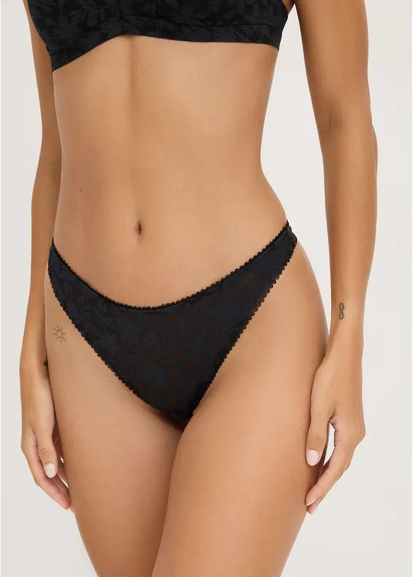 Perizoma con materiale morbido, bonprix
