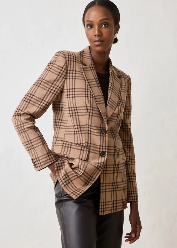 Blazer in morbido misto lana, bonprix