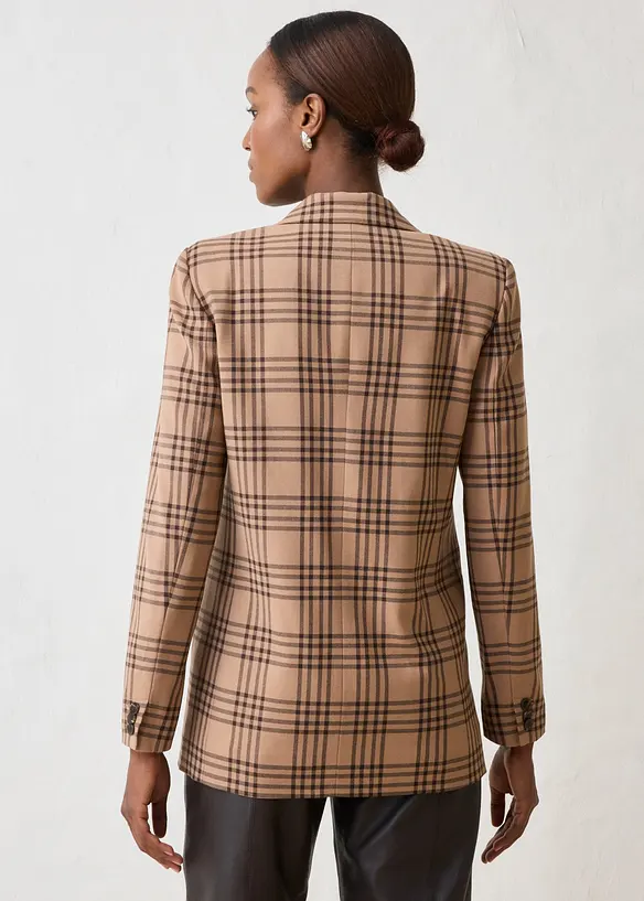 Blazer in morbido misto lana, bonprix