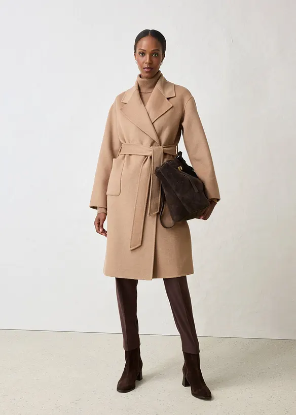 Cappotto in morbido misto lana, bonprix