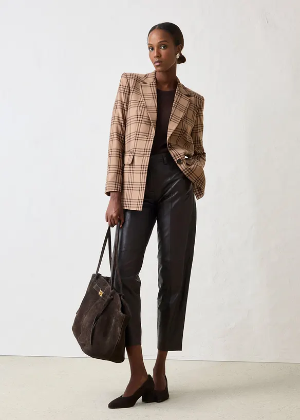 Blazer in morbido misto lana, bonprix