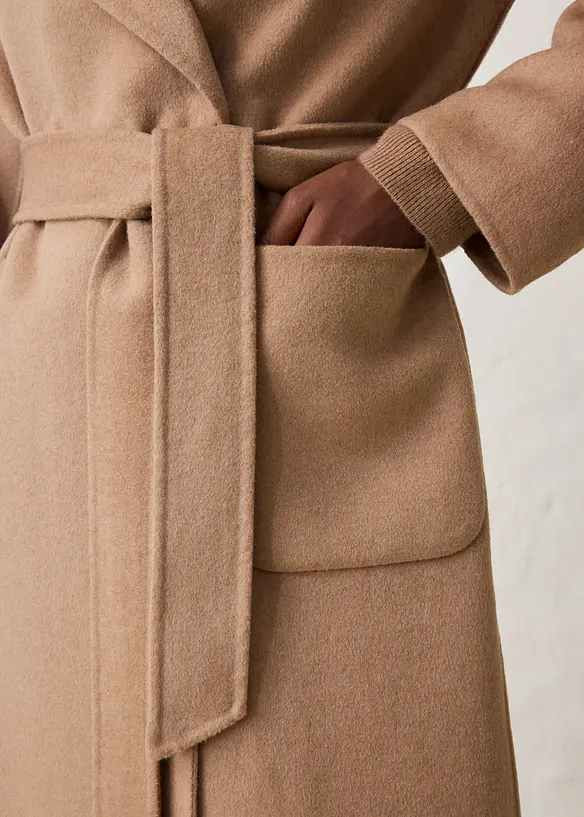 Cappotto in morbido misto lana, bonprix