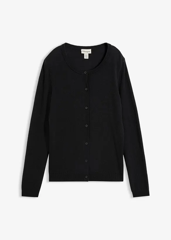 Cardigan in misto cachemire morbido con Good Cashmere Standard&reg;, bonprix
