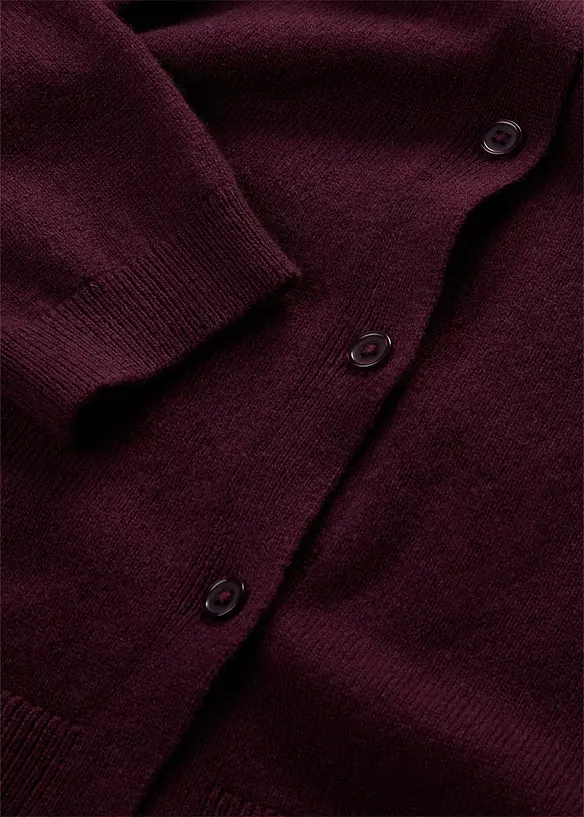 Cardigan in misto cachemire morbido con Good Cashmere Standard&reg;, bonprix