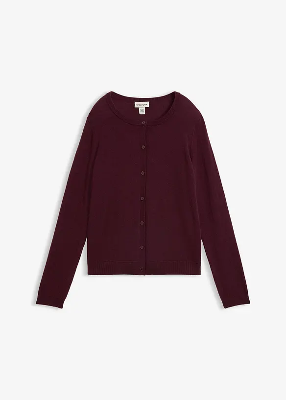 Cardigan in misto cachemire morbido con Good Cashmere Standard&reg;, bonprix