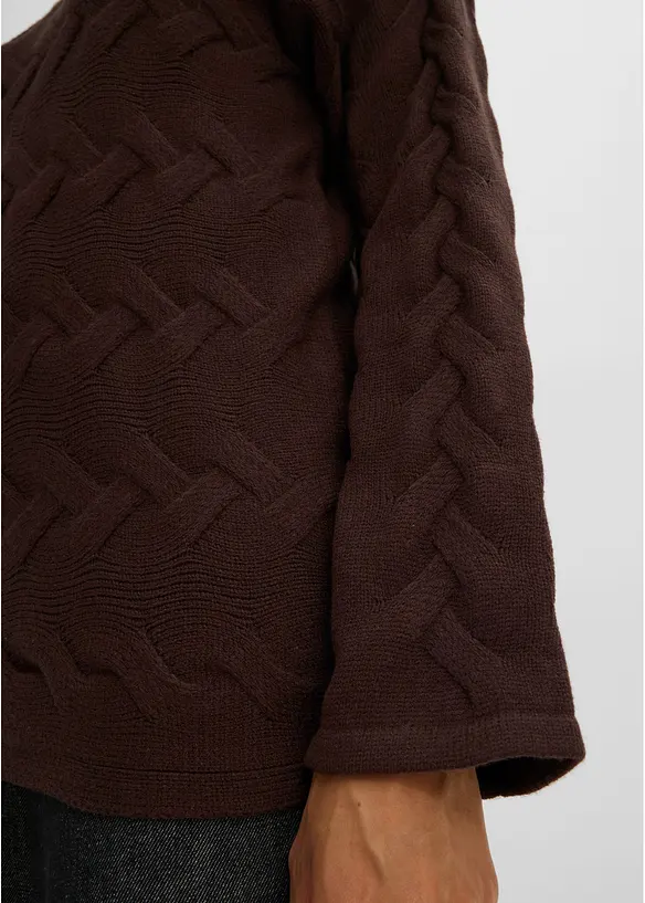 Maglione a trecce, bonprix