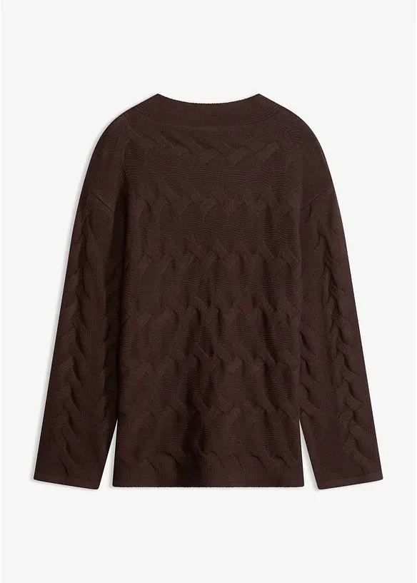 Maglione a trecce, bonprix
