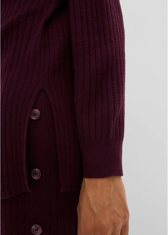 Maglione in misto viscosa con bottoni decorativi, bonprix