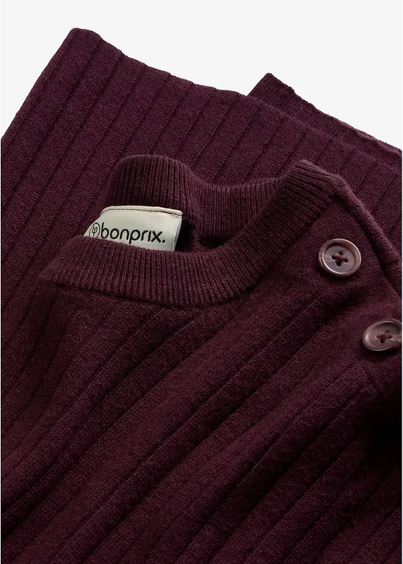Maglione in misto viscosa con bottoni decorativi, bonprix