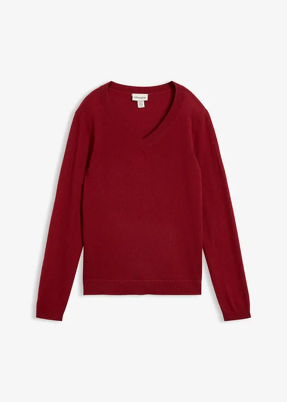 Maglione in misto cachemire morbido con Good Cashmere Standard&reg;, bonprix