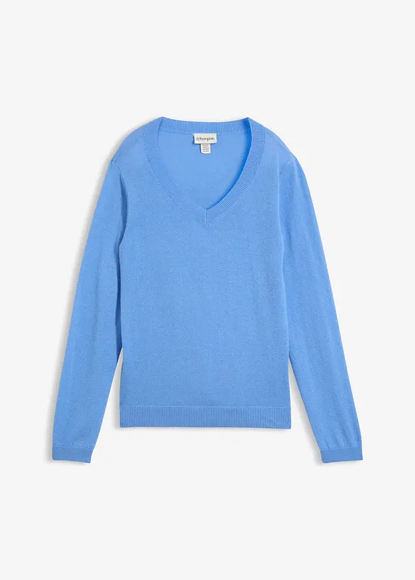 Maglione in misto cachemire morbido con Good Cashmere Standard&reg;, bonprix