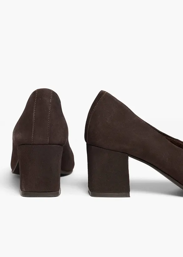 D&eacute;collet&eacute; in pelle, bonprix