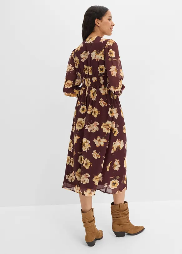 Abito midi fantasia, bonprix