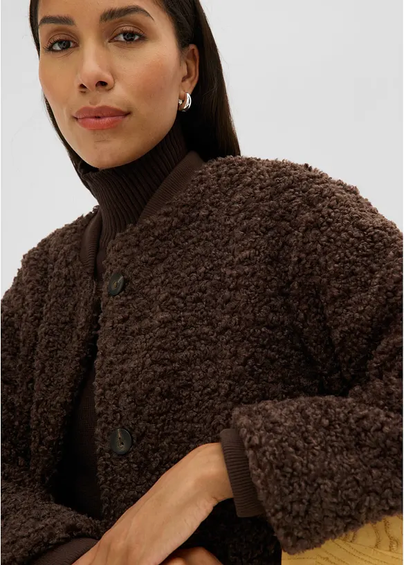 Cappotto teddy, bonprix
