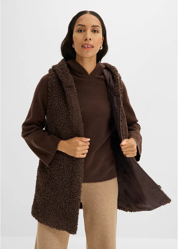 Gilet teddy, bonprix