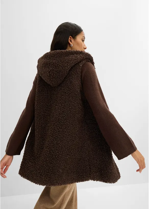 Gilet teddy, bonprix