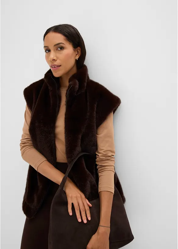 Gilet in pelliccia sintetica, bonprix