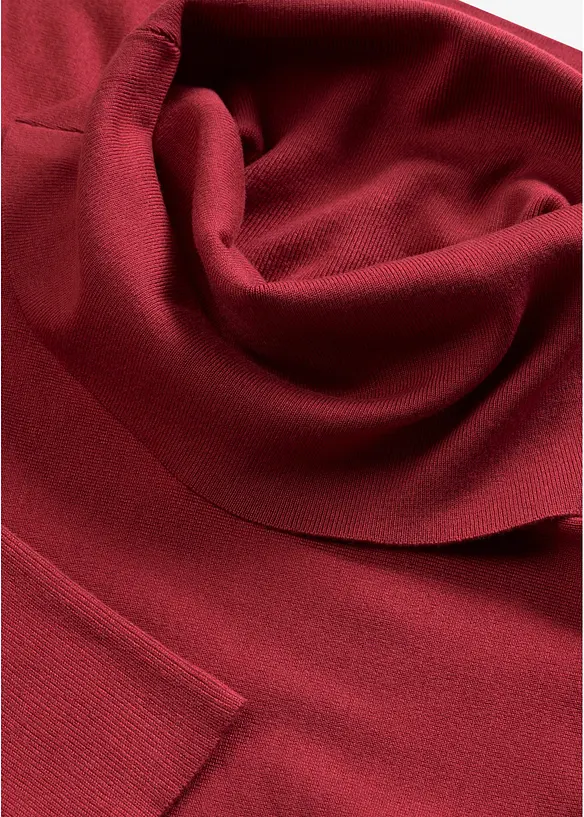 Maglione a collo alto in misto viscosa, bonprix