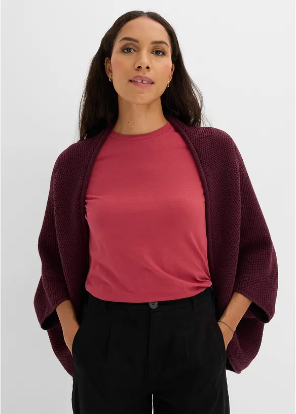 Cardigan stile poncho, bonprix
