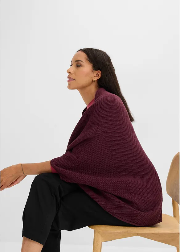 Cardigan stile poncho, bonprix