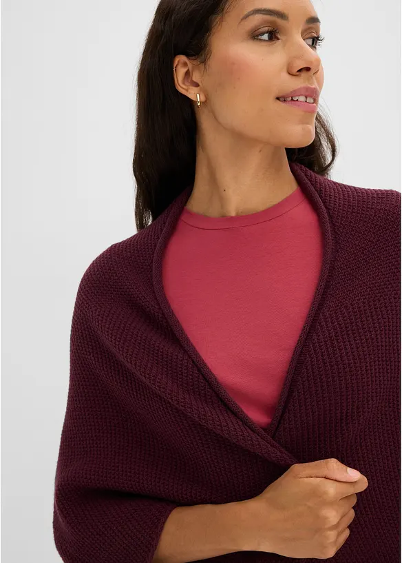 Cardigan stile poncho, bonprix