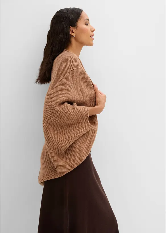 Cardigan stile poncho, bonprix