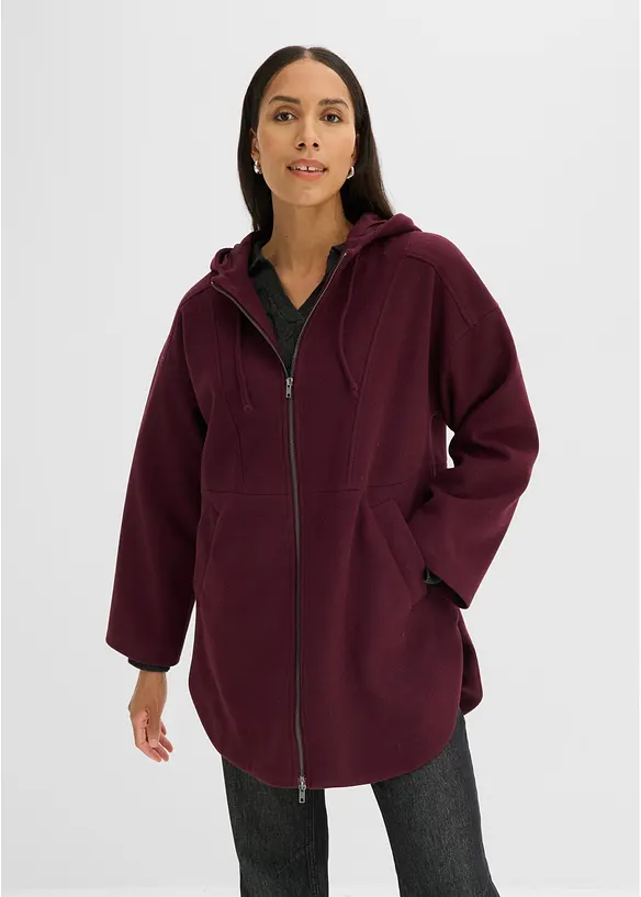Giacca da mezza stagione, simil lana, bonprix